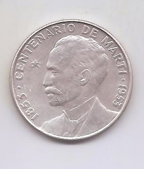 CUBA DEL AÑO 1953 DE 50 CENTAVOS 